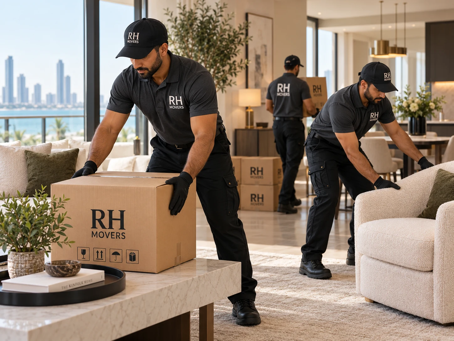 RH Movers apartment movers in Abu Dhabi